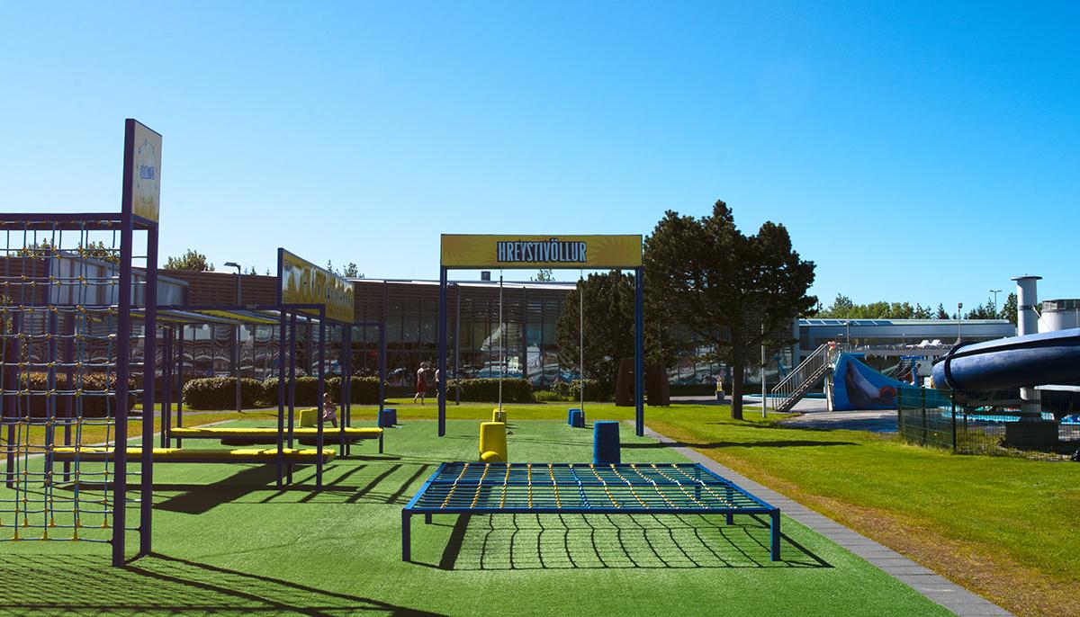 Fitness area at Laugardalslaug