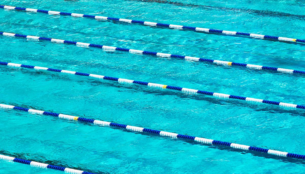 50-meter outdoor pool at Laugardalslaug