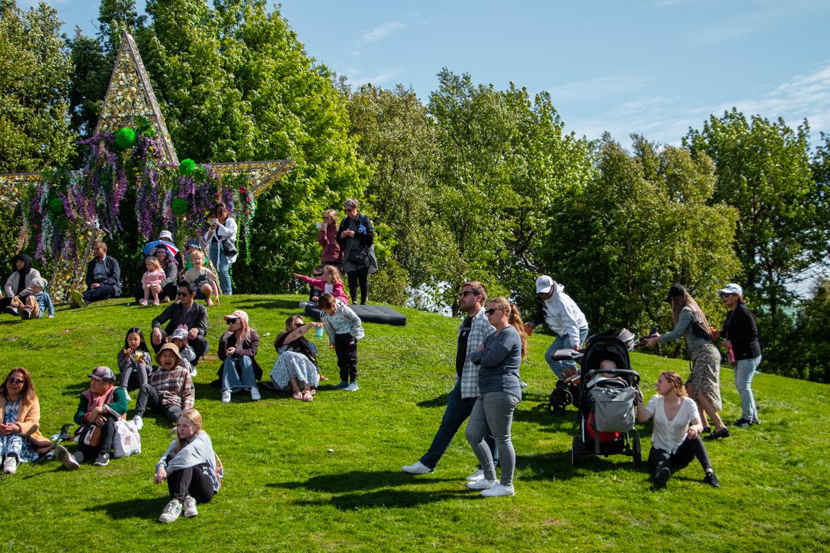 Visitors enjoying the Family Park