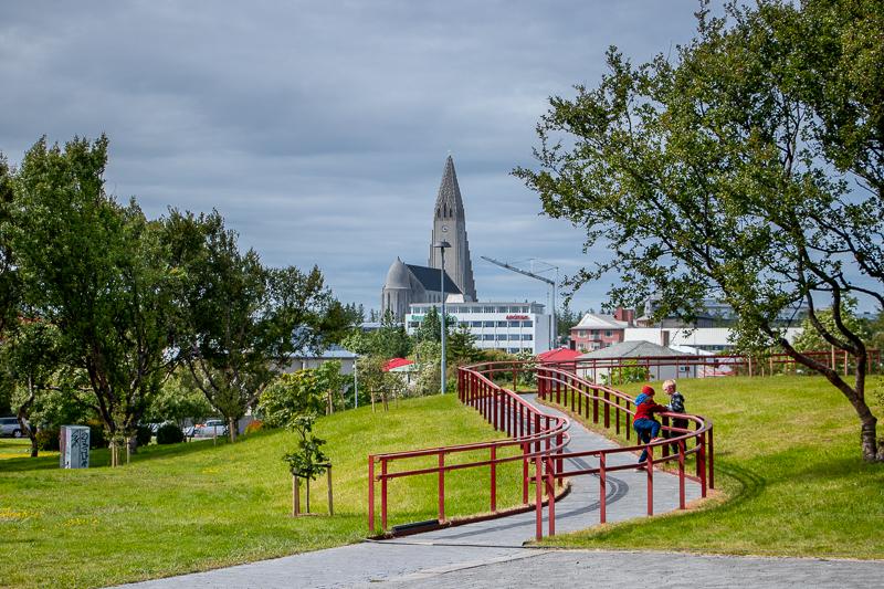 Brú, Hallgrímsskirkja, and Klambratún