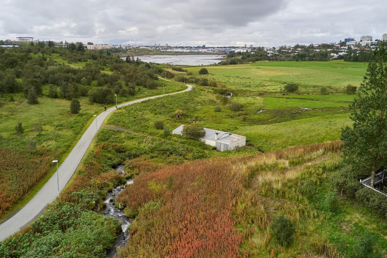 Aerial view of Keldur.