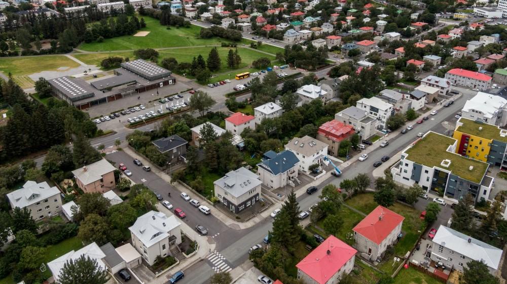 Loftmynd Klambratún