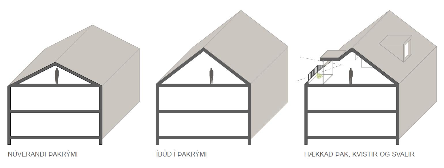 Roof raising - dormer window