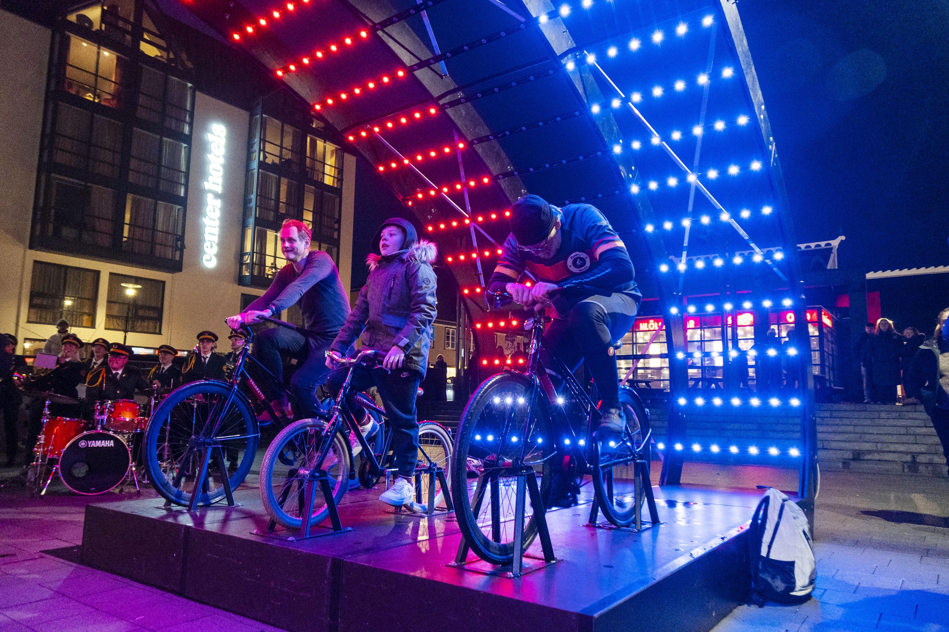 Lightbattle III at Ingólfstorg for the Winter Lights Festival 2025 opening