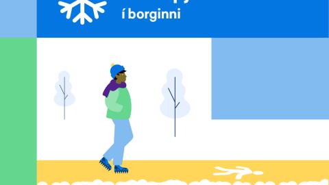 Mikið lagt í vetrarþjónustu á stígum
